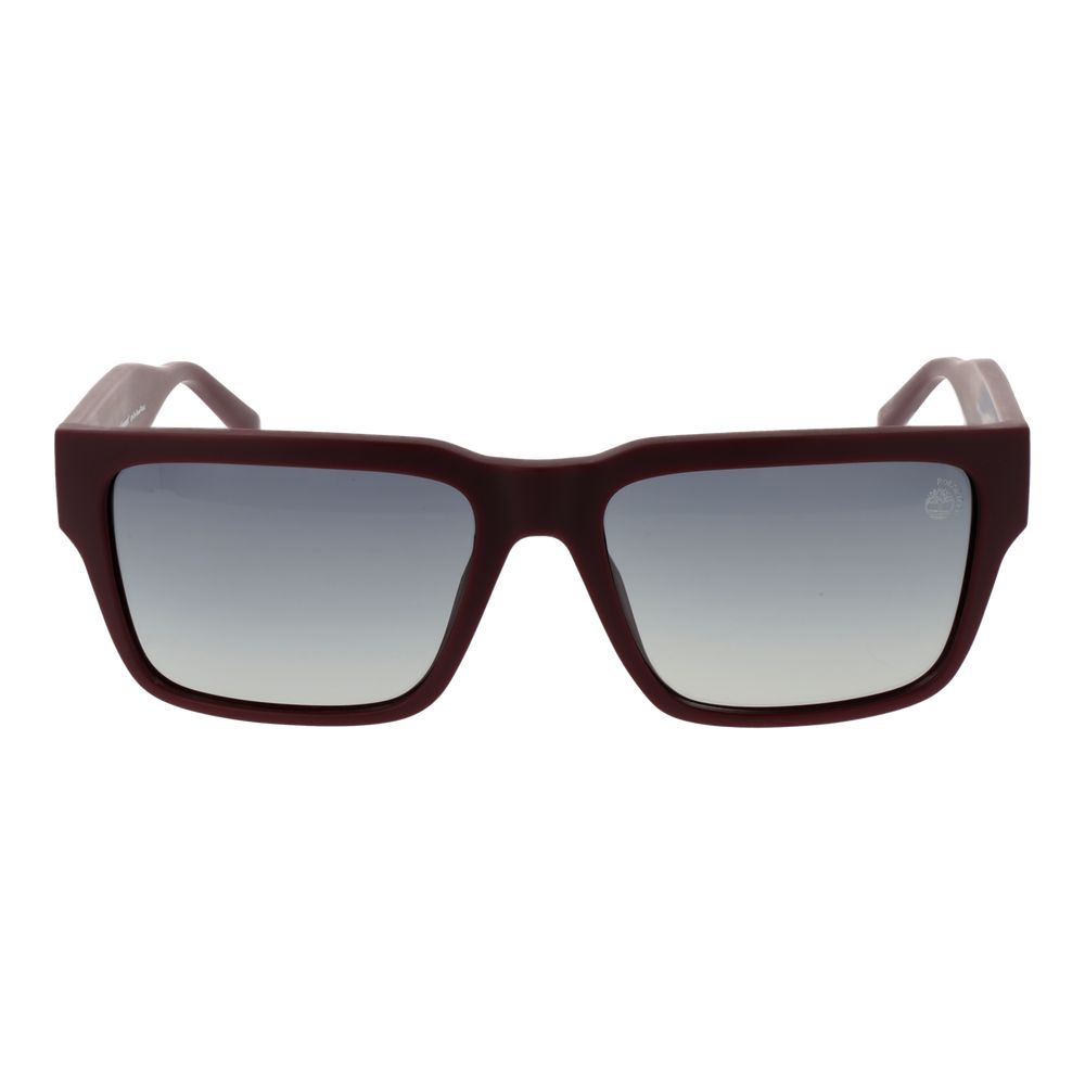Timberland Burgunderrote Herren-Sonnenbrille