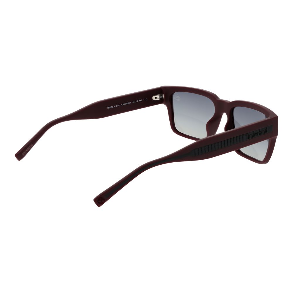 Timberland Burgunderrote Herren-Sonnenbrille