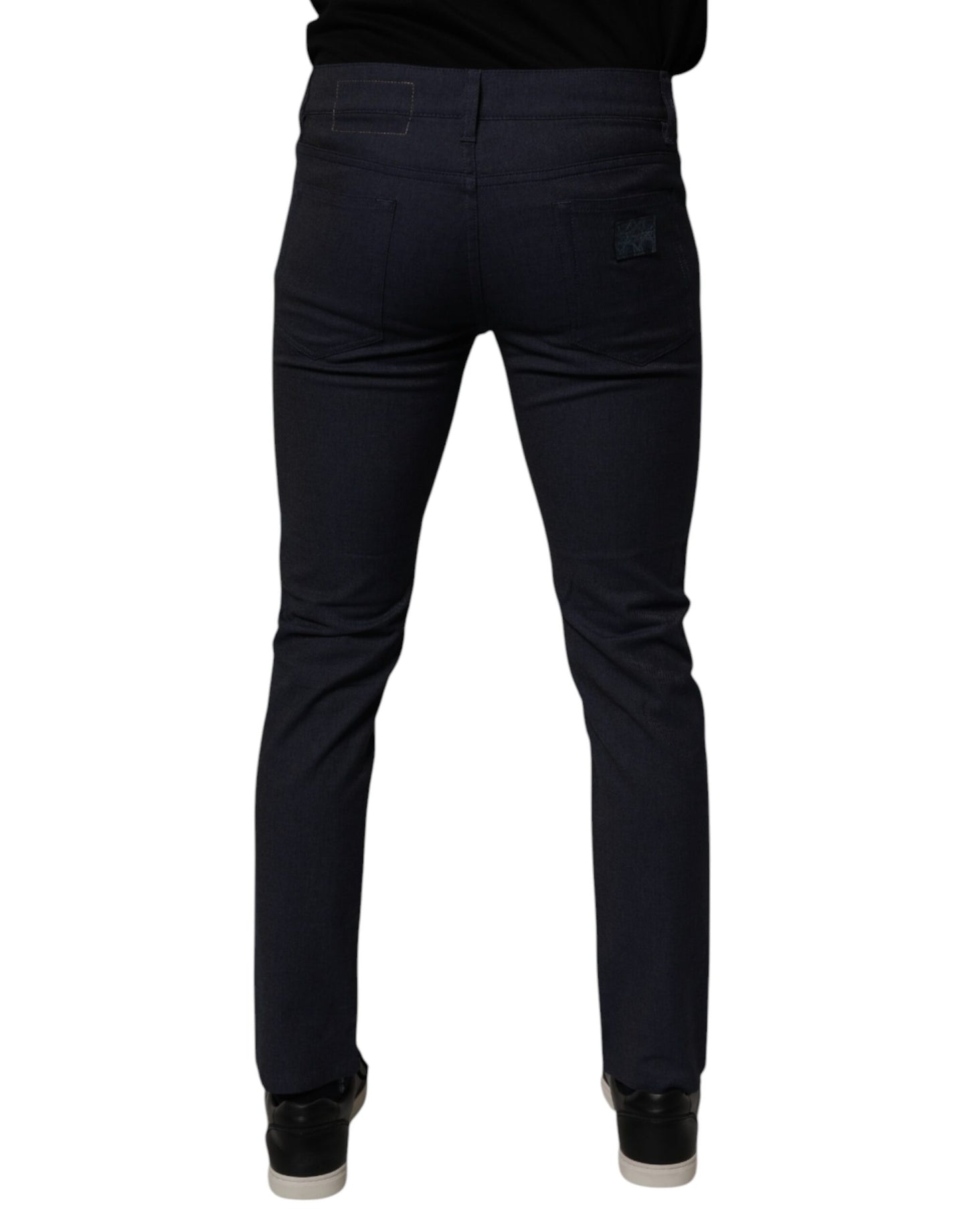 Jean skinny en coton stretch bleu foncé Dolce & Gabbana