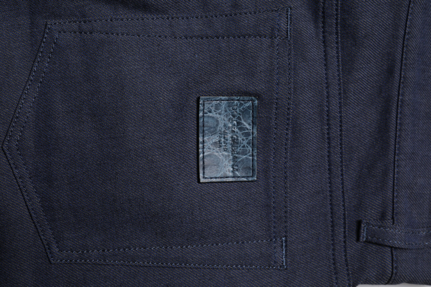 Jean skinny en coton stretch bleu foncé Dolce & Gabbana