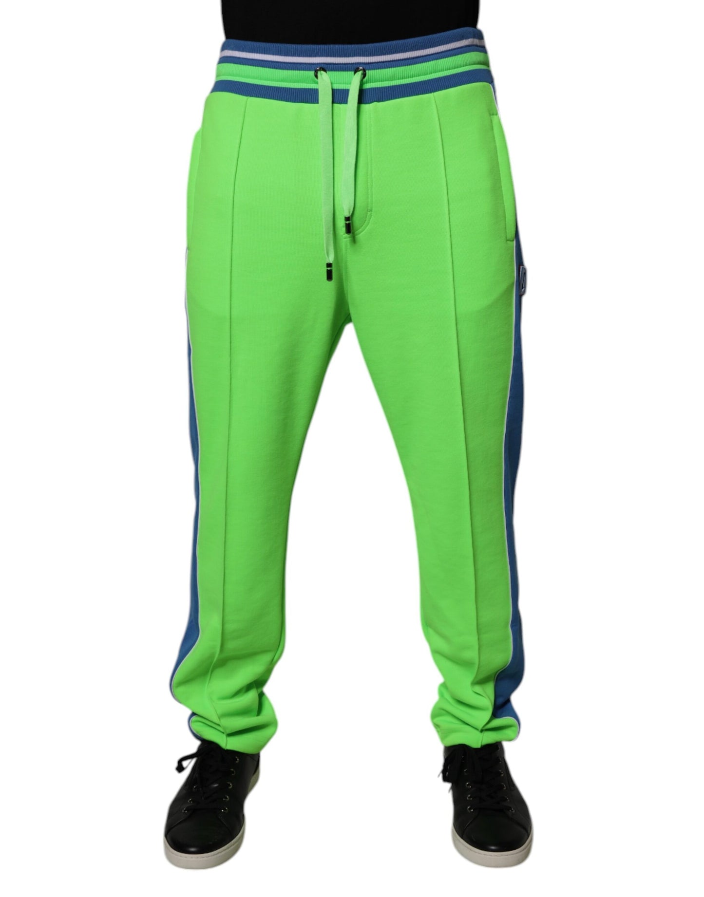 Pantalon de jogging vert et bleu Dolce & Gabbana