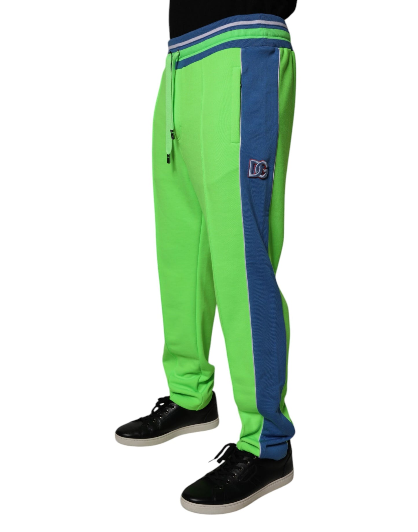 Pantalon de jogging vert et bleu Dolce & Gabbana