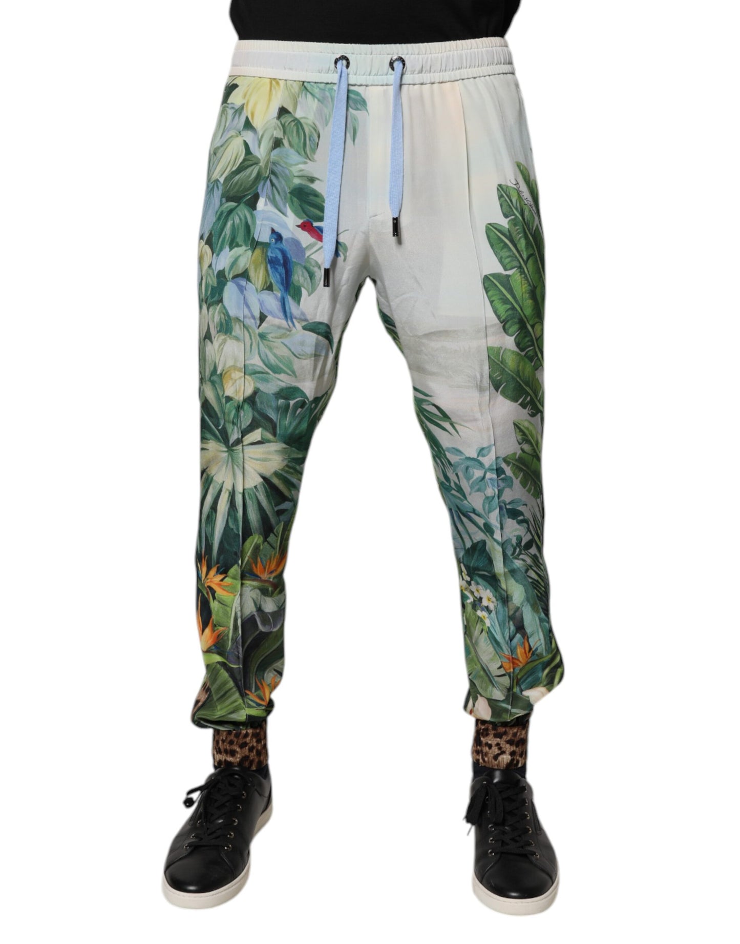 Pantalon de jogging tropical multicolore Dolce & Gabbana