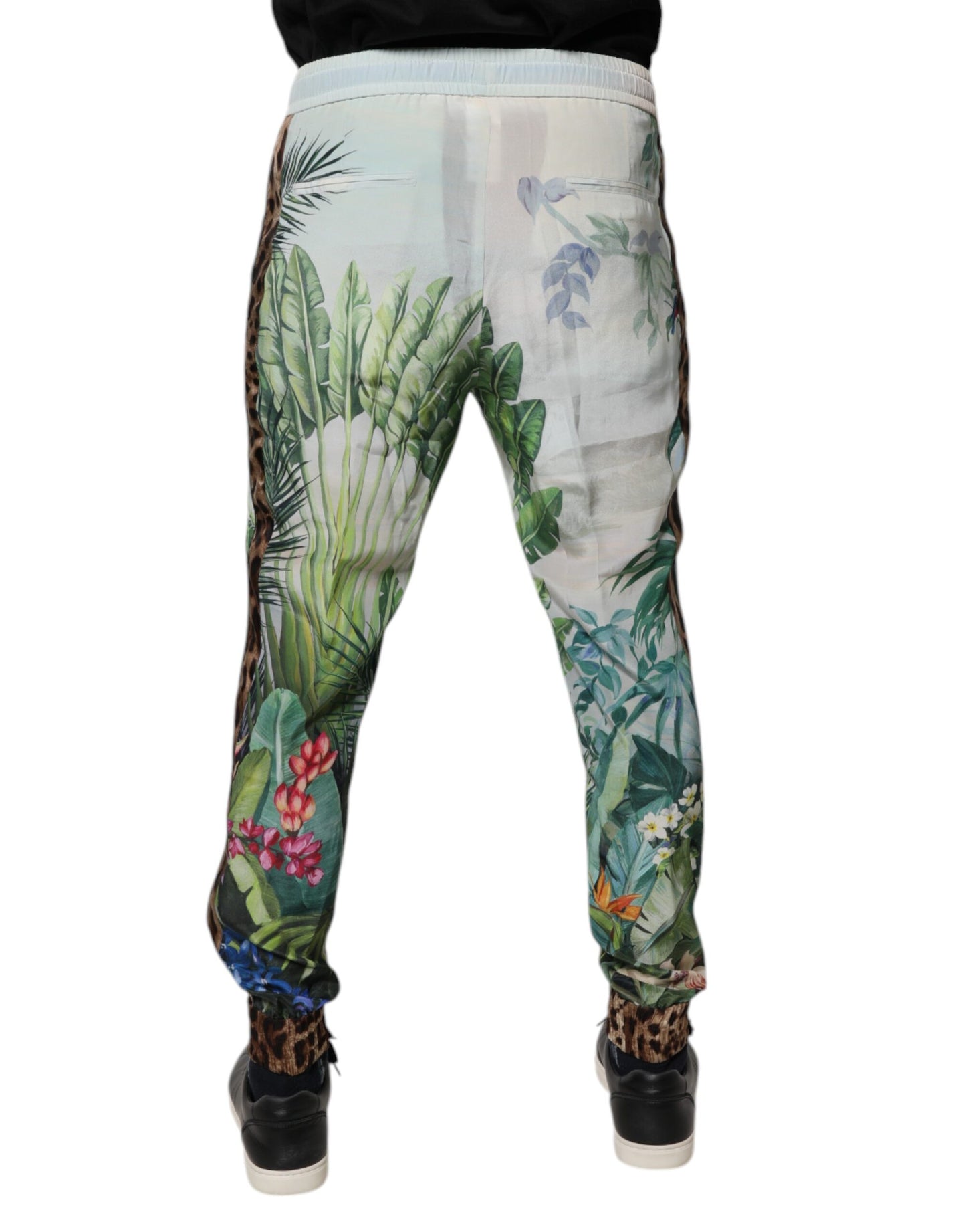 Pantalon de jogging tropical multicolore Dolce & Gabbana