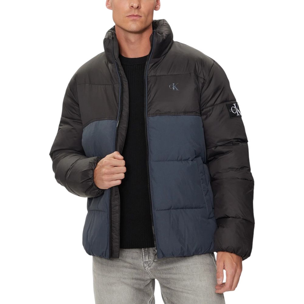 Vestes et manteaux en polyamide recyclé bleu