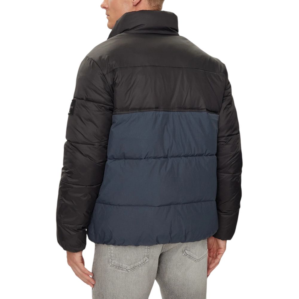 Vestes et manteaux en polyamide recyclé bleu