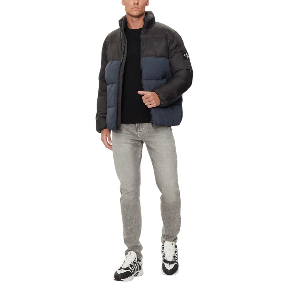 Vestes et manteaux en polyamide recyclé bleu