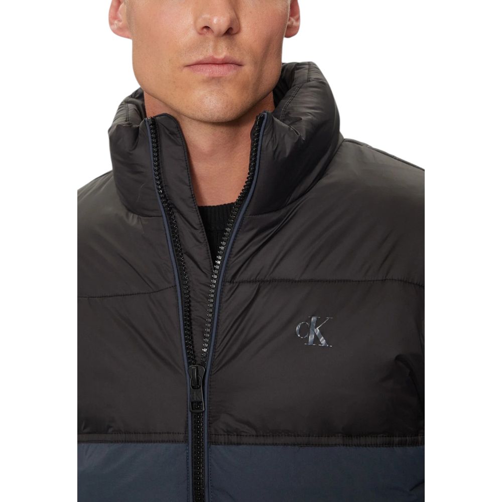 Vestes et manteaux en polyamide recyclé bleu