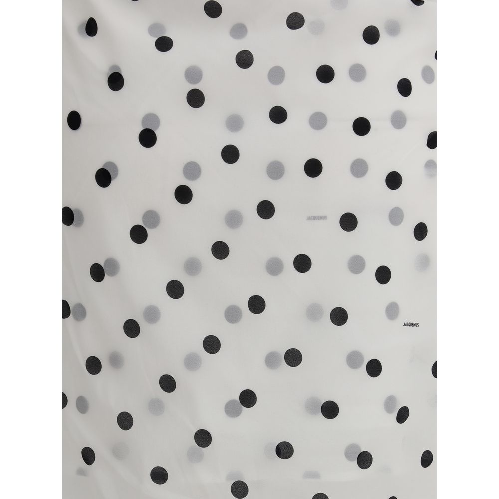 Jacquemus Rita Pois langes Kleid