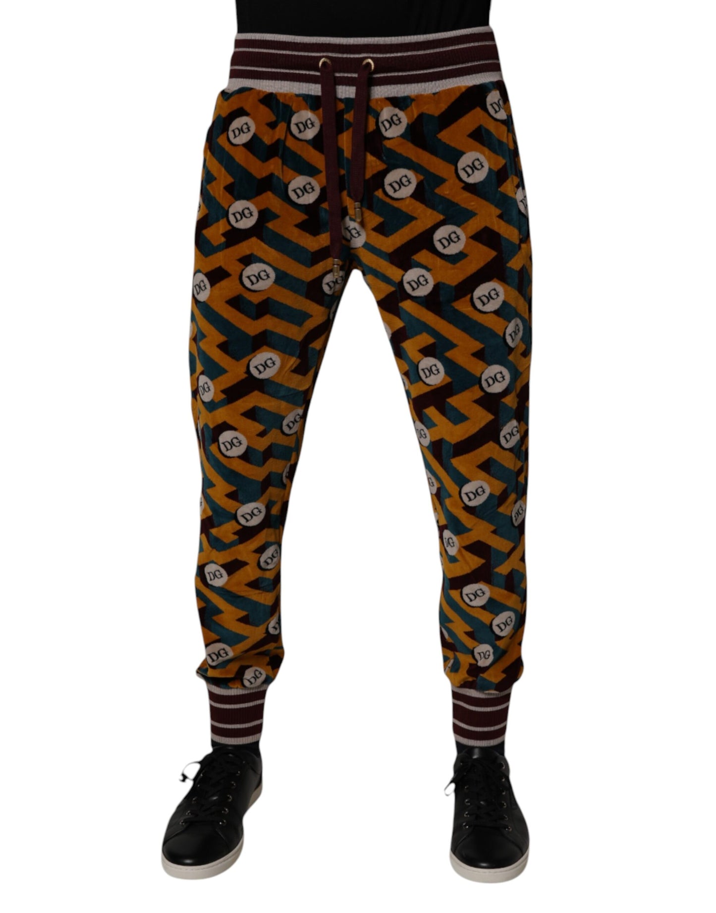 Pantalon de jogging Dolce & Gabbana à logo multicolore et monogramme