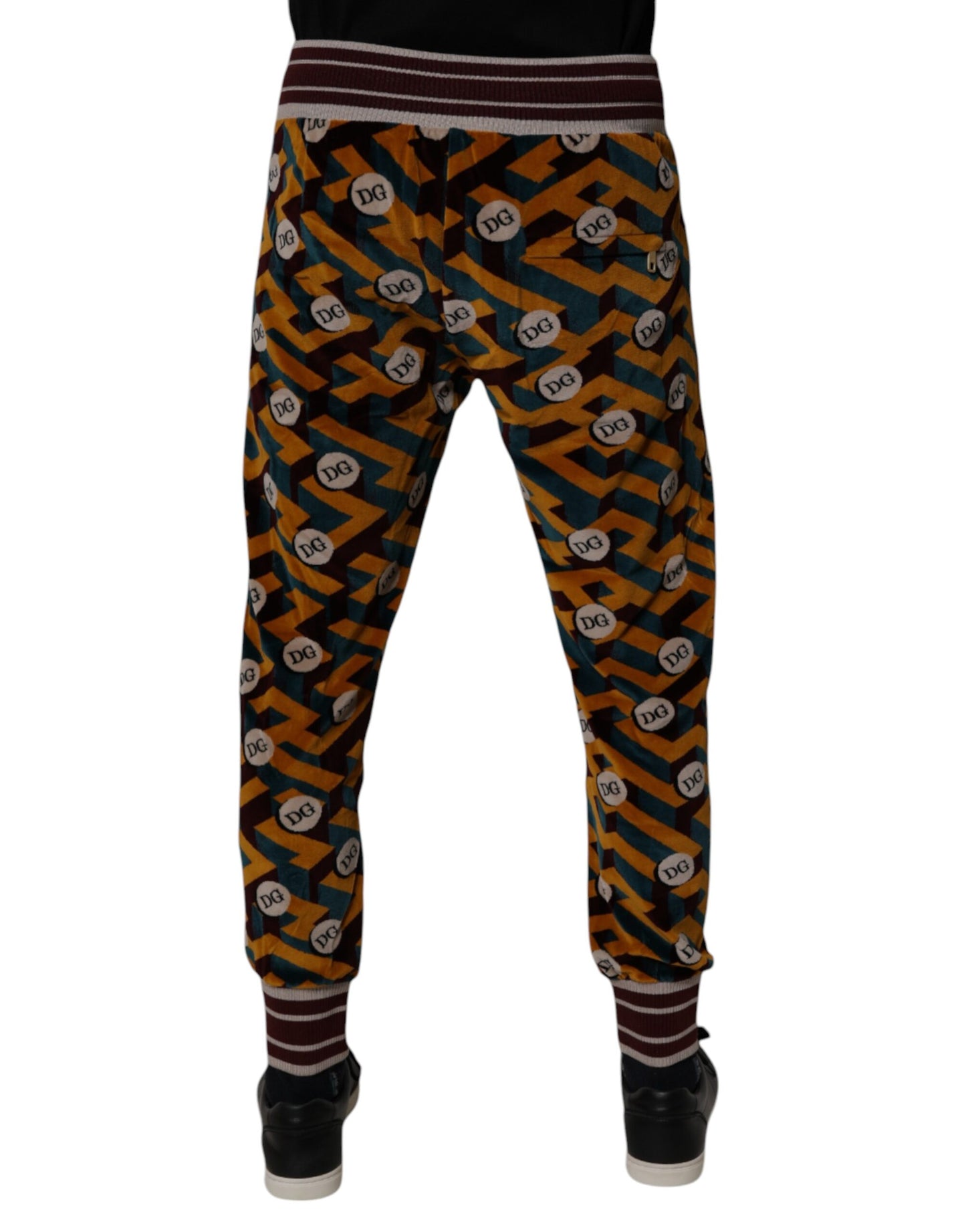 Pantalon de jogging Dolce & Gabbana à logo multicolore et monogramme