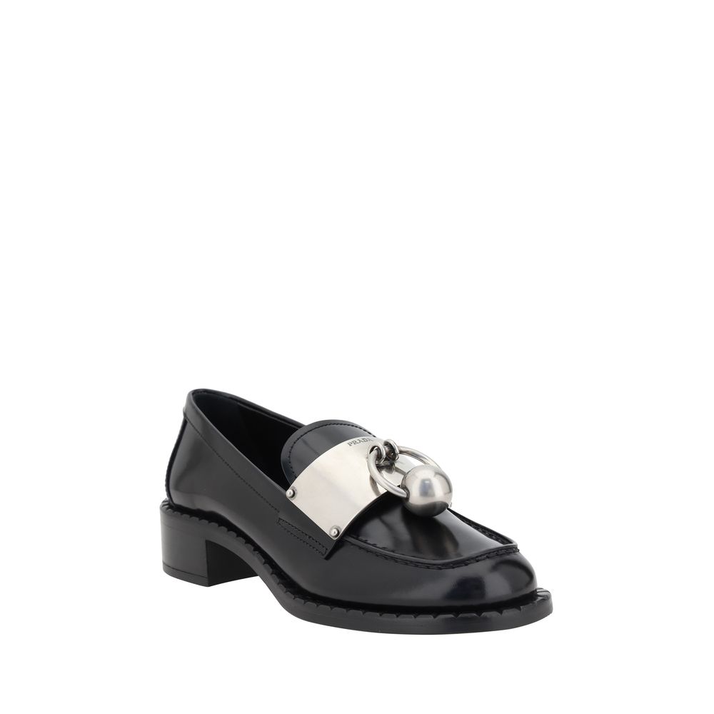 Prada Leder-Loafer
