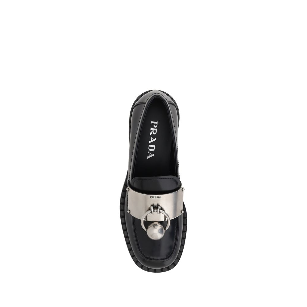 Prada Leder-Loafer