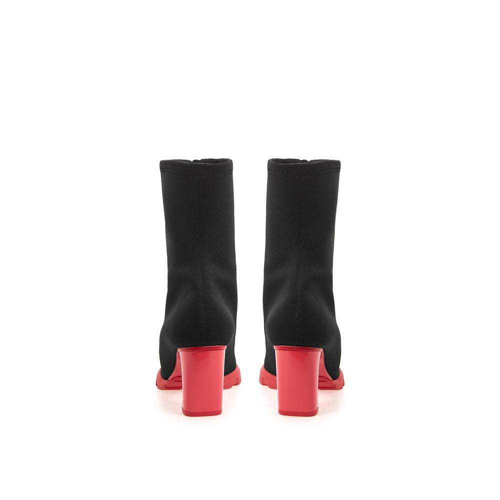 Bottes en néoprène noires Alexander McQueen
