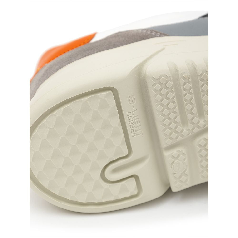 Axel Arigato Zweifarbiger Sneaker aus Stoff und Leder