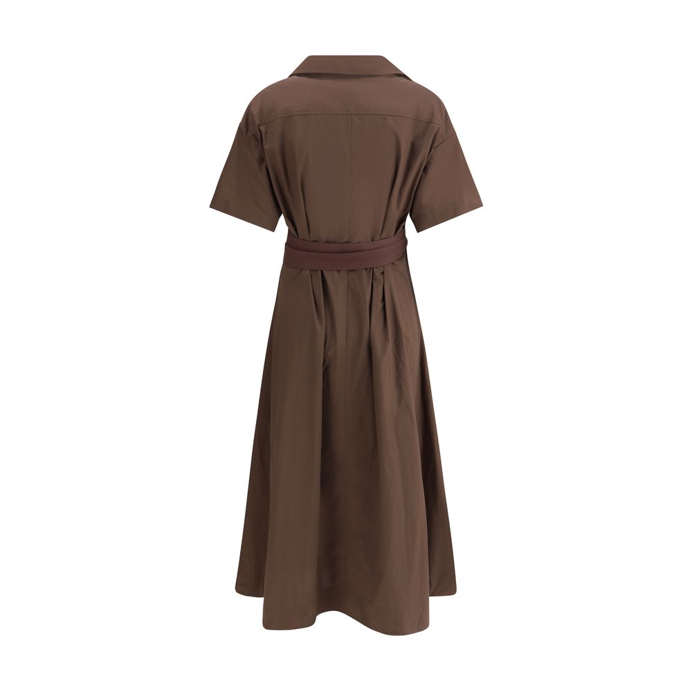 Brunello Cucinelli Robe longue en coton