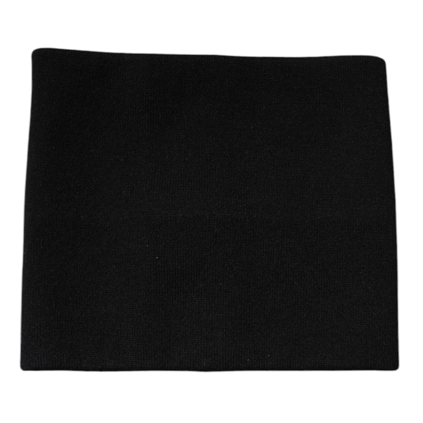 Foulard carré en cachemire noir Dolce & Gabbana