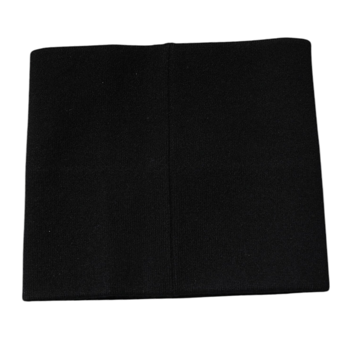 Foulard carré en cachemire noir Dolce & Gabbana