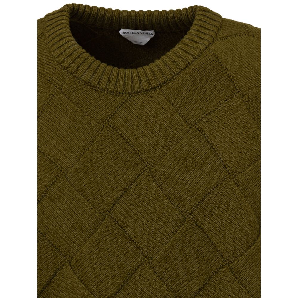 Bottega Veneta Grüner Wollpullover