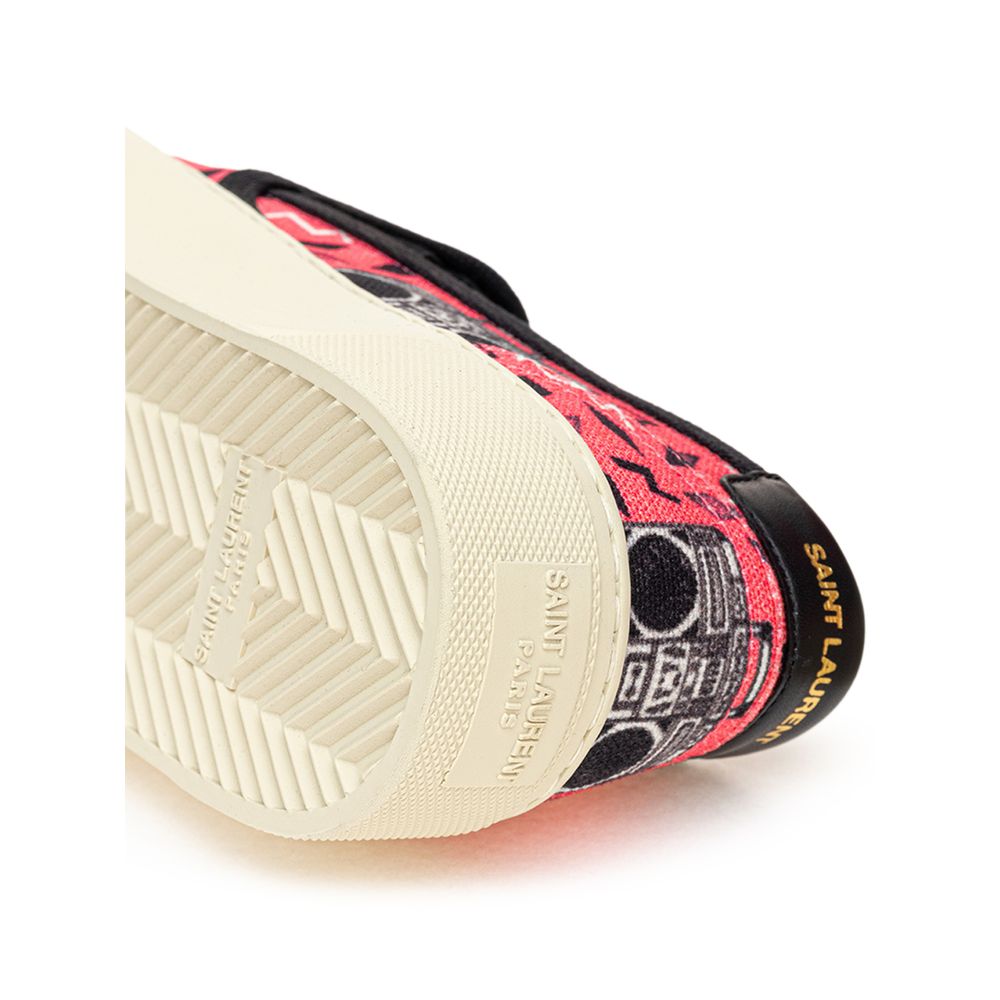 Saint Laurent Rosa Baumwoll-Sneaker