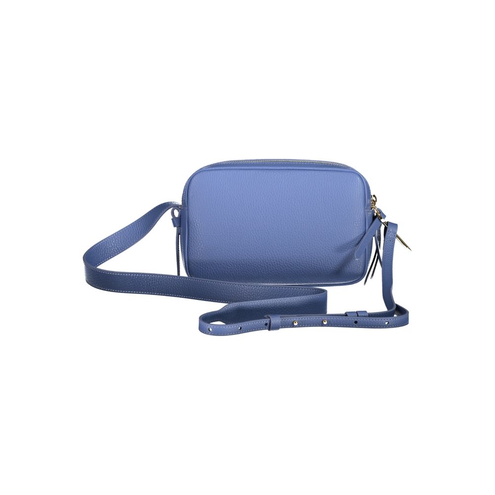 Sac à main en cuir bleu clair pour femme