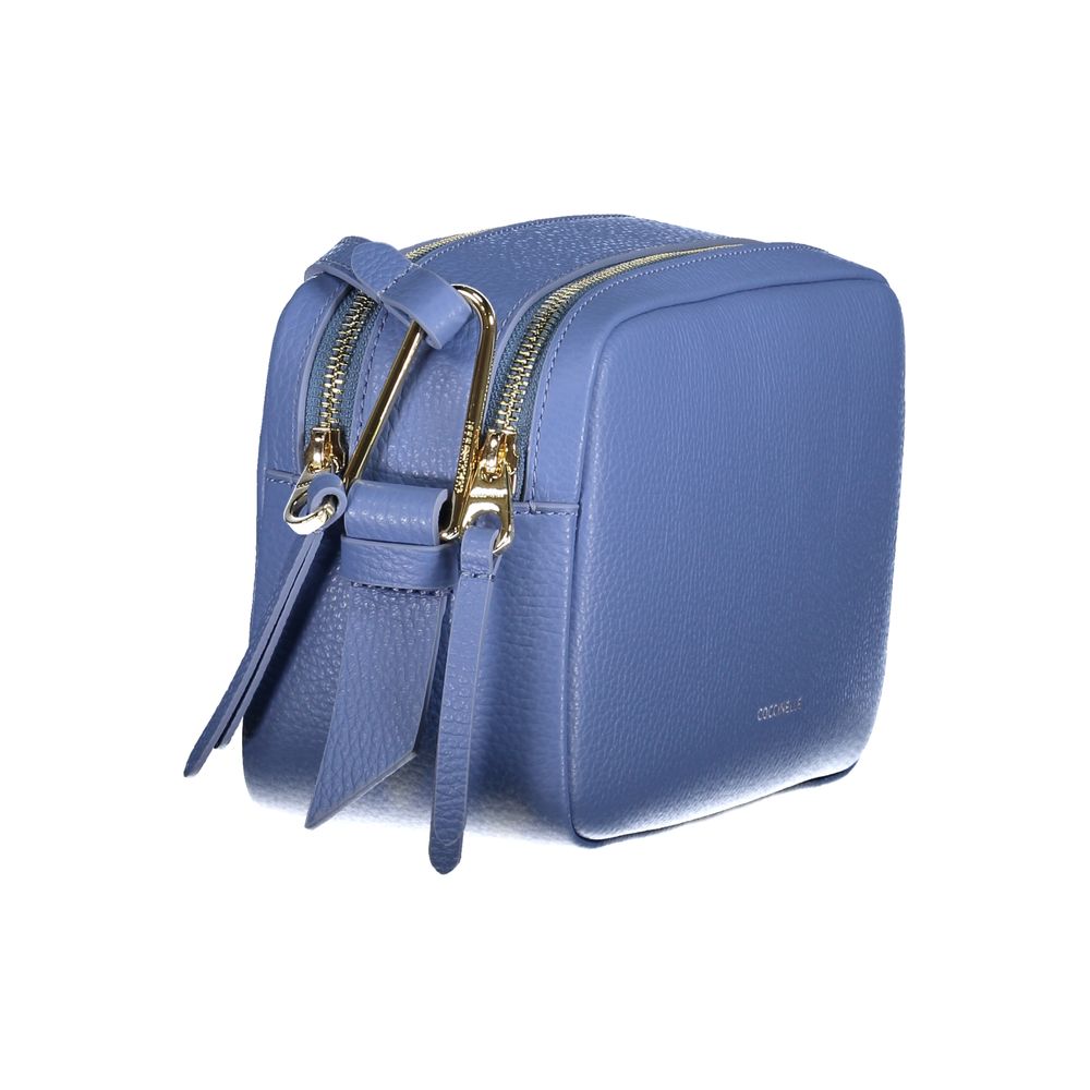 Sac à main en cuir bleu clair pour femme