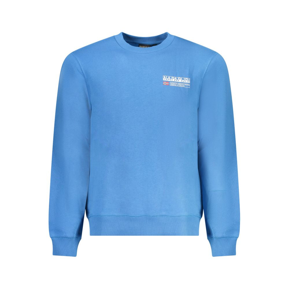 Pull Napapijri bleu clair en coton pour homme