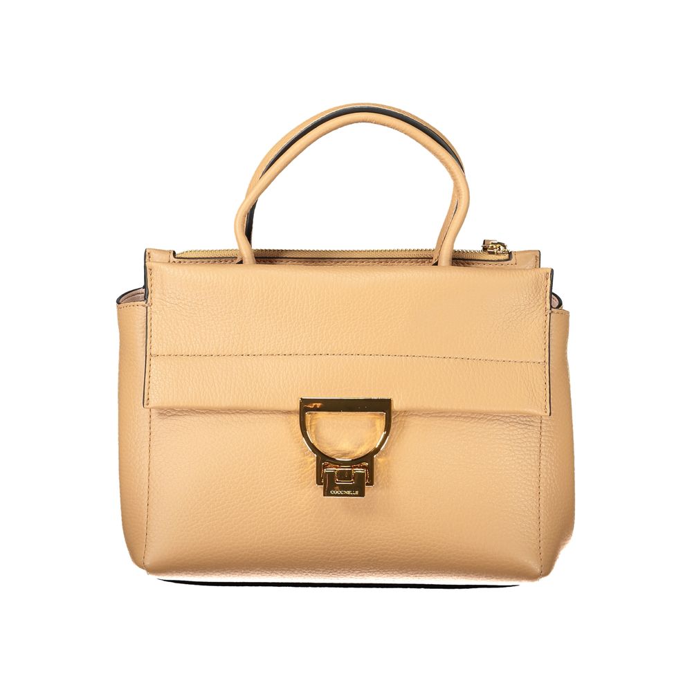 Coccinelle Braune Leder Damen Handtasche