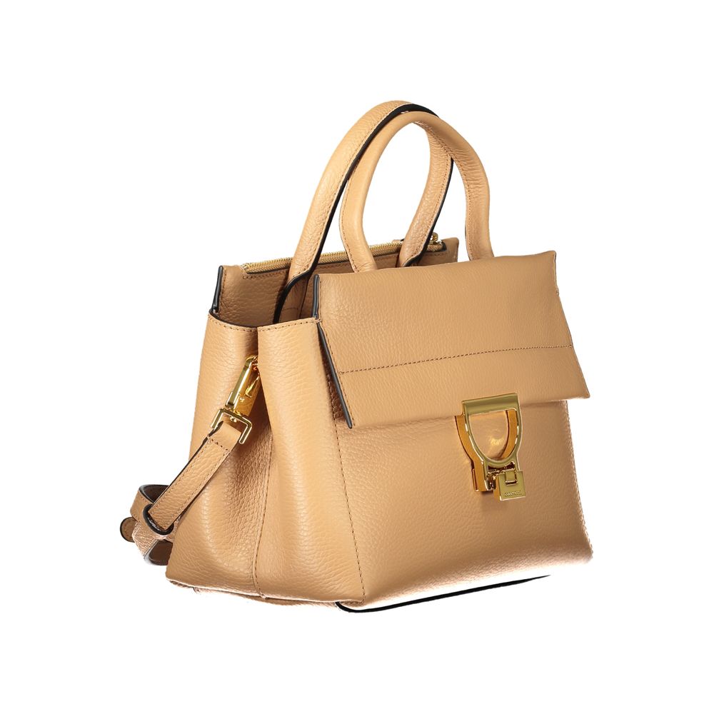 Coccinelle Braune Leder Damen Handtasche