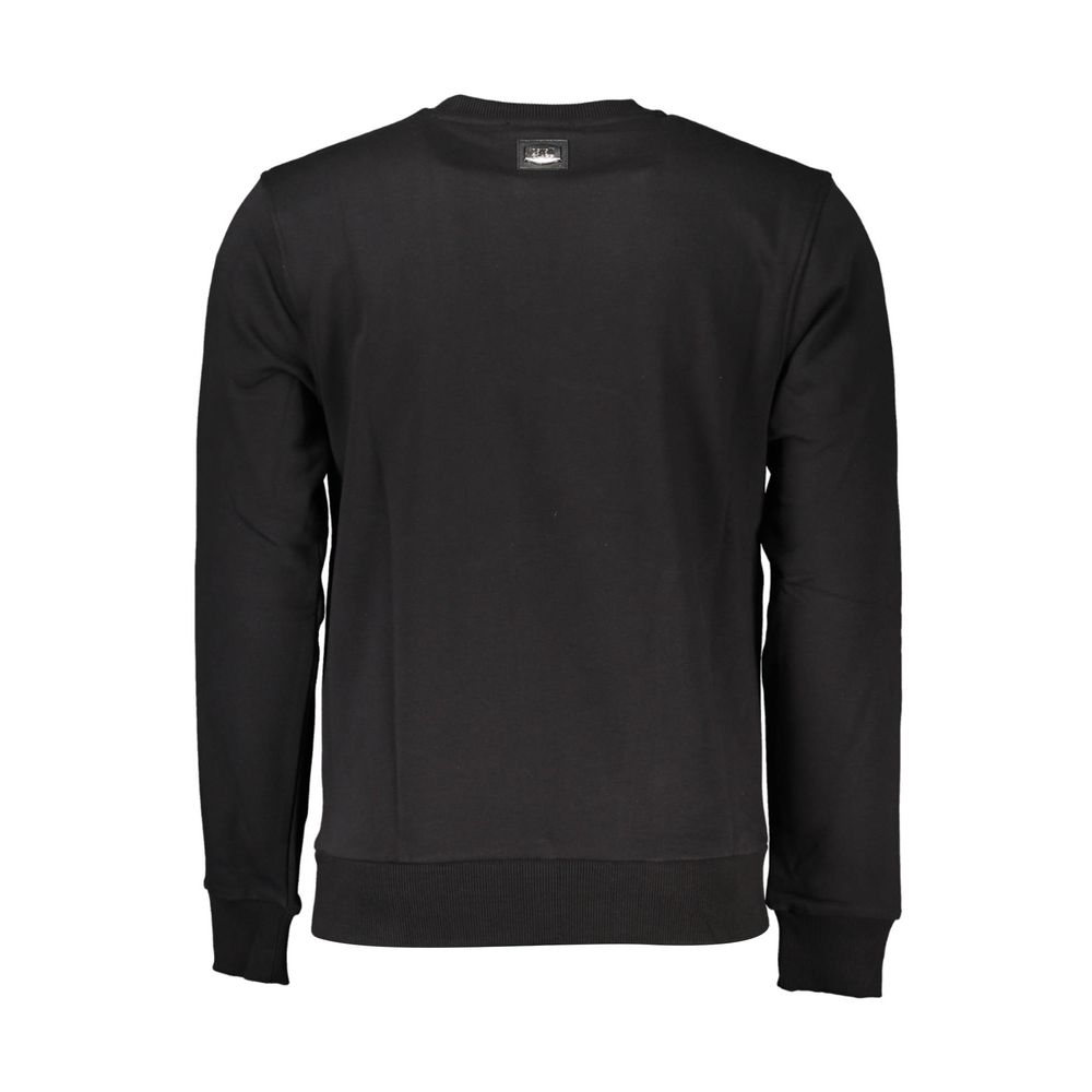 Pull Cavalli Class en coton noir pour homme