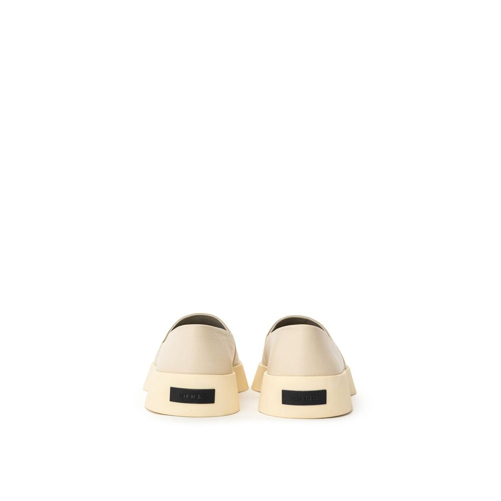 Fear Of God – Slipper aus grauem Leder