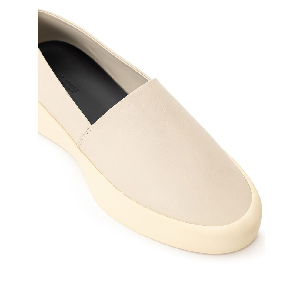 Fear Of God – Slipper aus grauem Leder