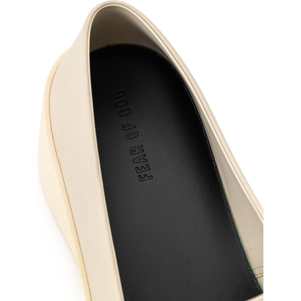 Fear Of God – Slipper aus grauem Leder