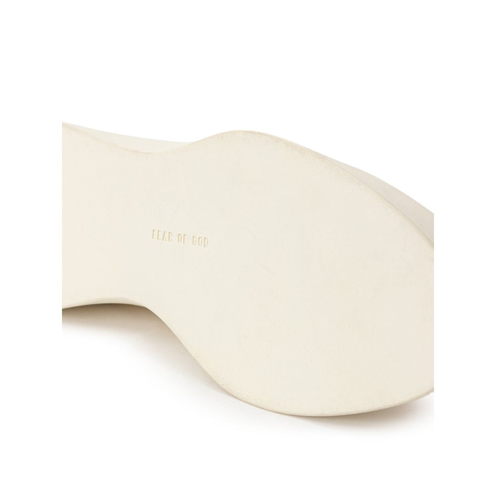 Fear Of God – Slipper aus beigefarbenem Leder