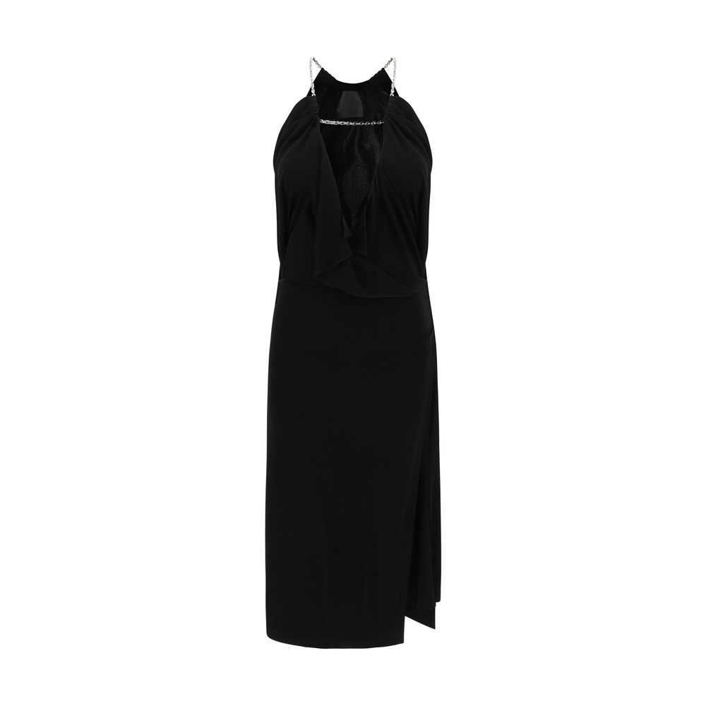 Givenchy Midikleid mit Neckholder-Ausschnitt