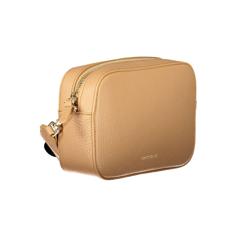 Coccinelle Braune Leder Damen Handtasche