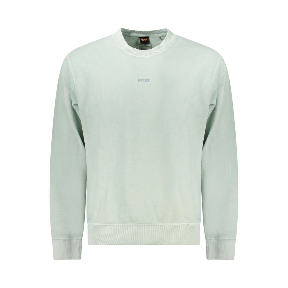 Pull Hugo Boss en coton vert pour homme