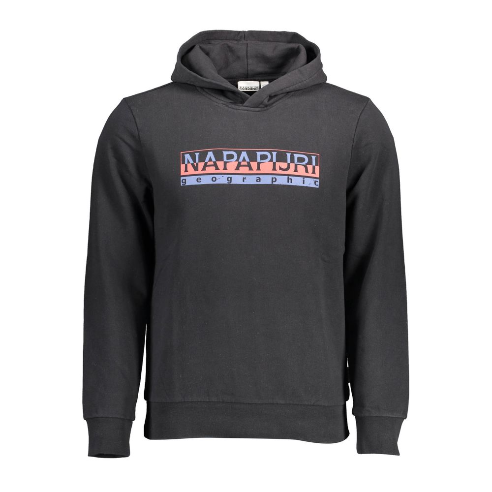 Pull Napapijri en coton noir pour homme