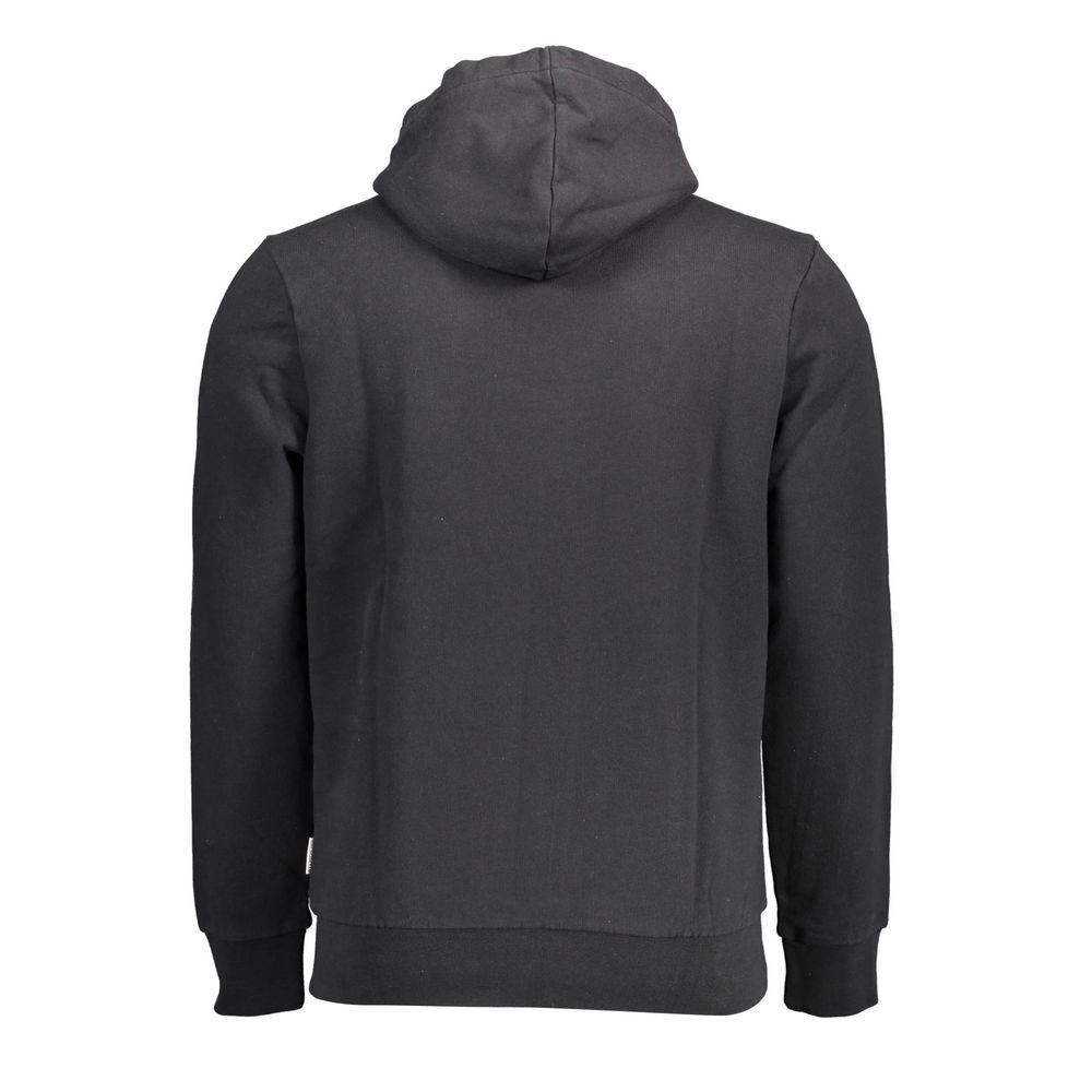 Pull Napapijri en coton noir pour homme