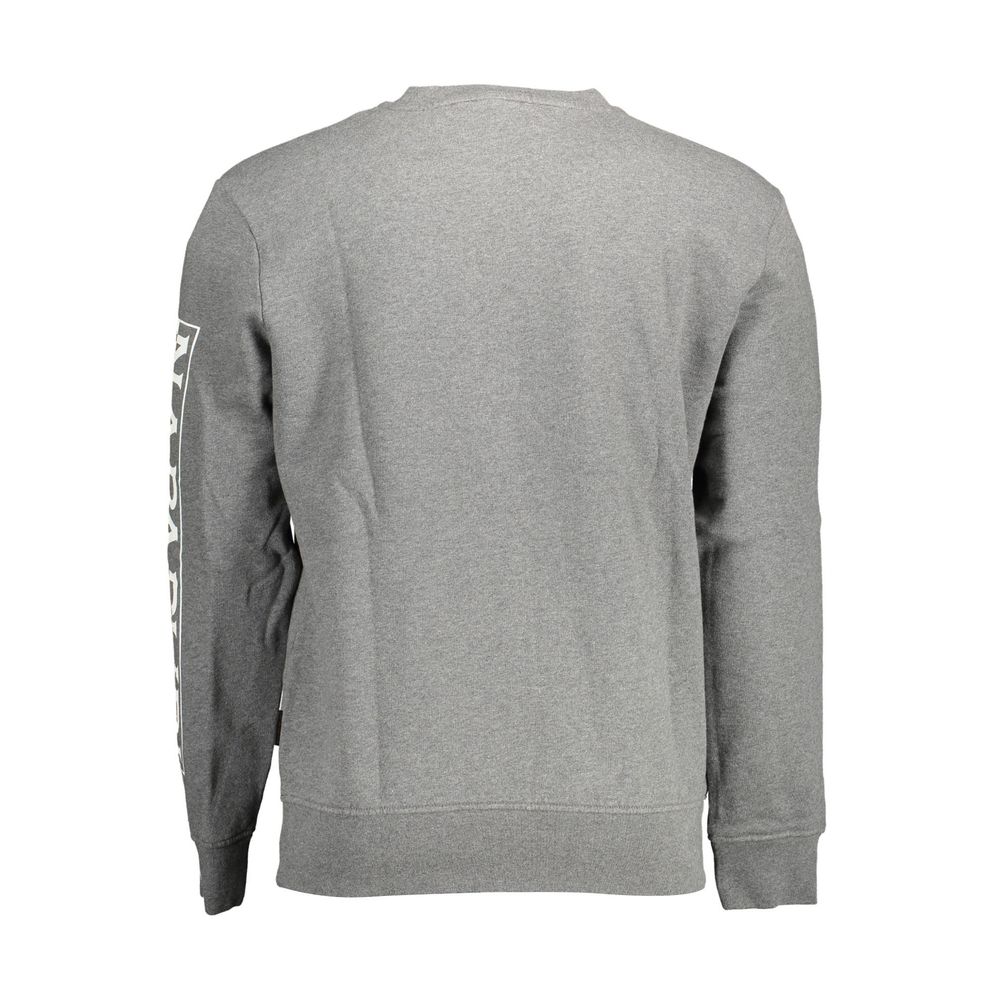 Pull Napapijri marron en coton pour homme