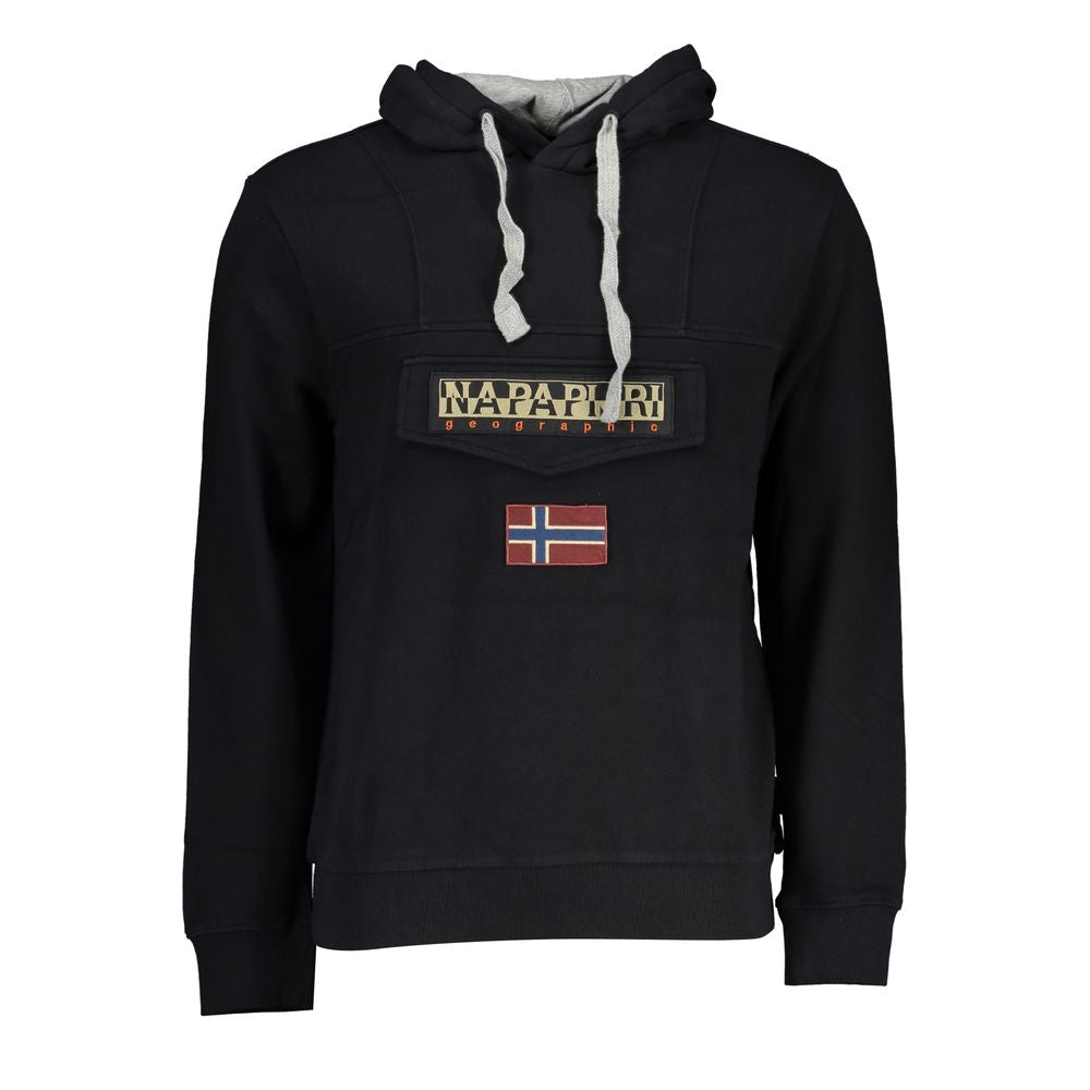 Pull en coton noir Napapijri