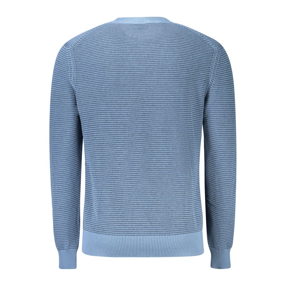 Pull homme en coton bleu Hugo Boss