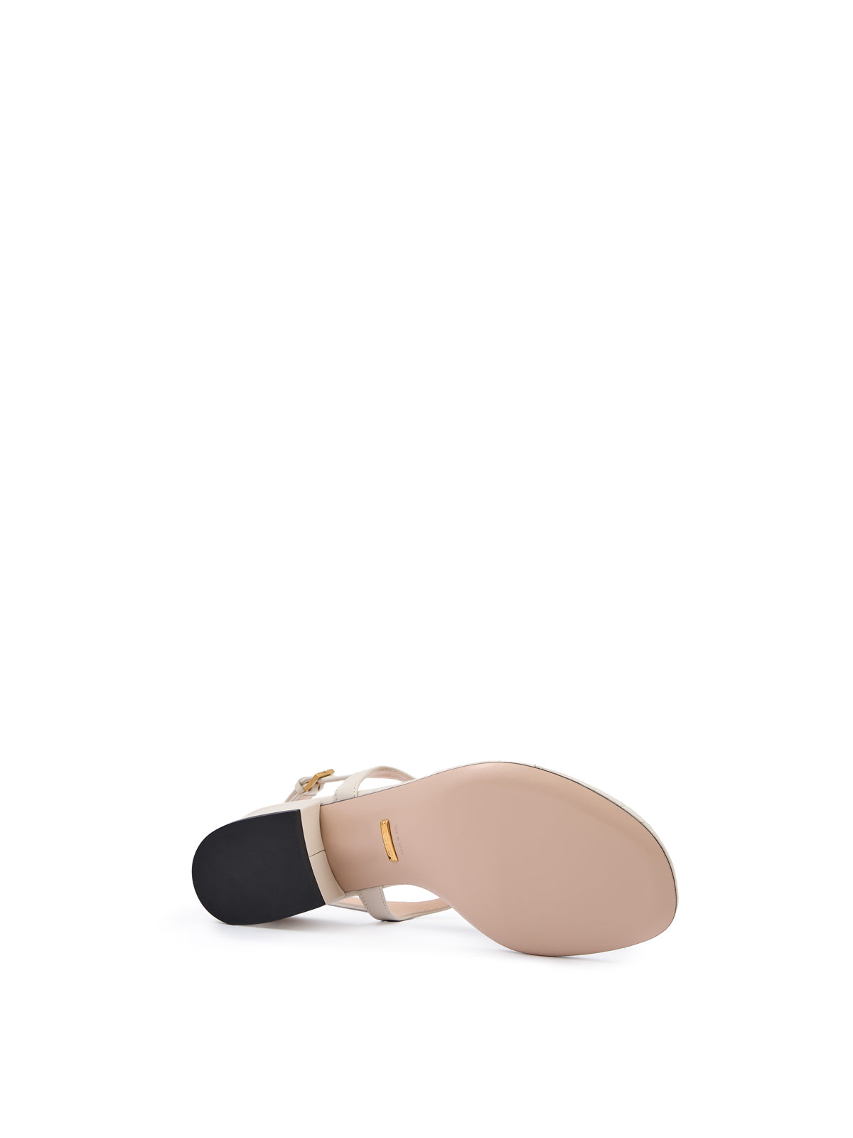 Gucci Mystic Weiße Sandalen aus Nappaleder „Charlotte“
