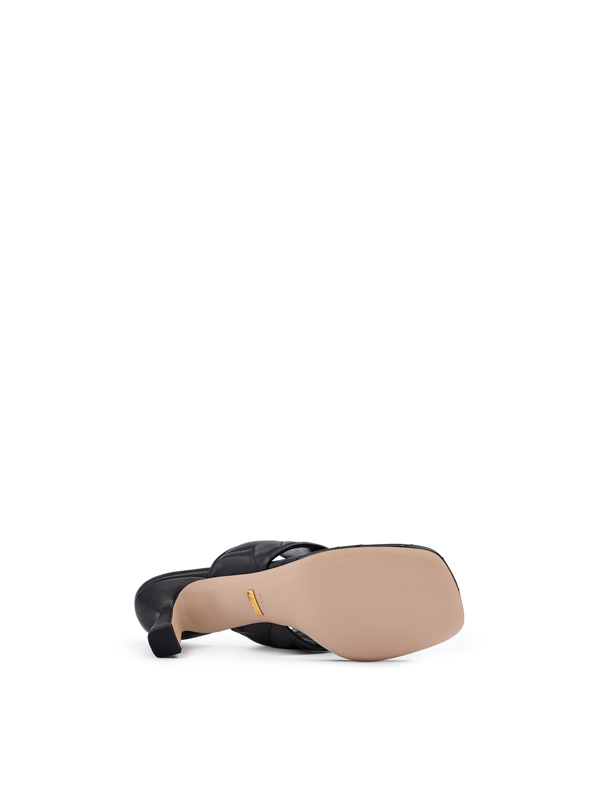 Gucci Mystic Sandalen aus schwarzem Nappaleder „Charlotte“