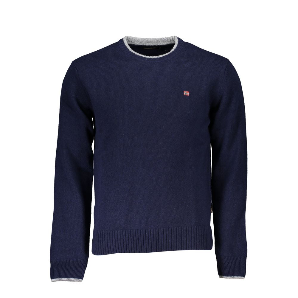 Napapijri Blauer Stoff Herren Pullover