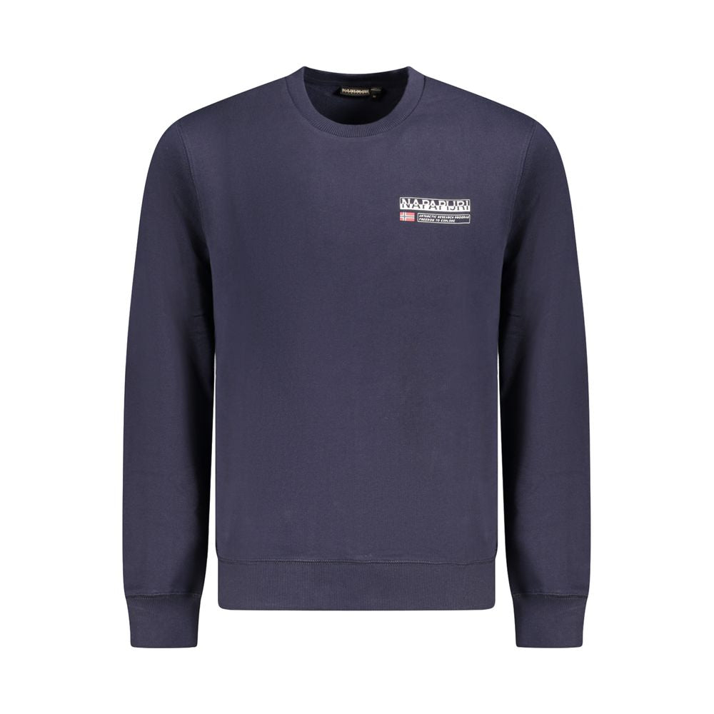 Pull Napapijri bleu en coton pour homme