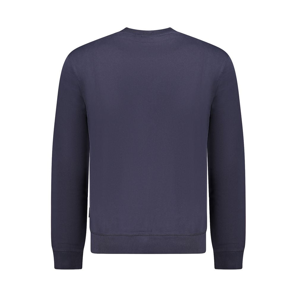 Pull Napapijri bleu en coton pour homme