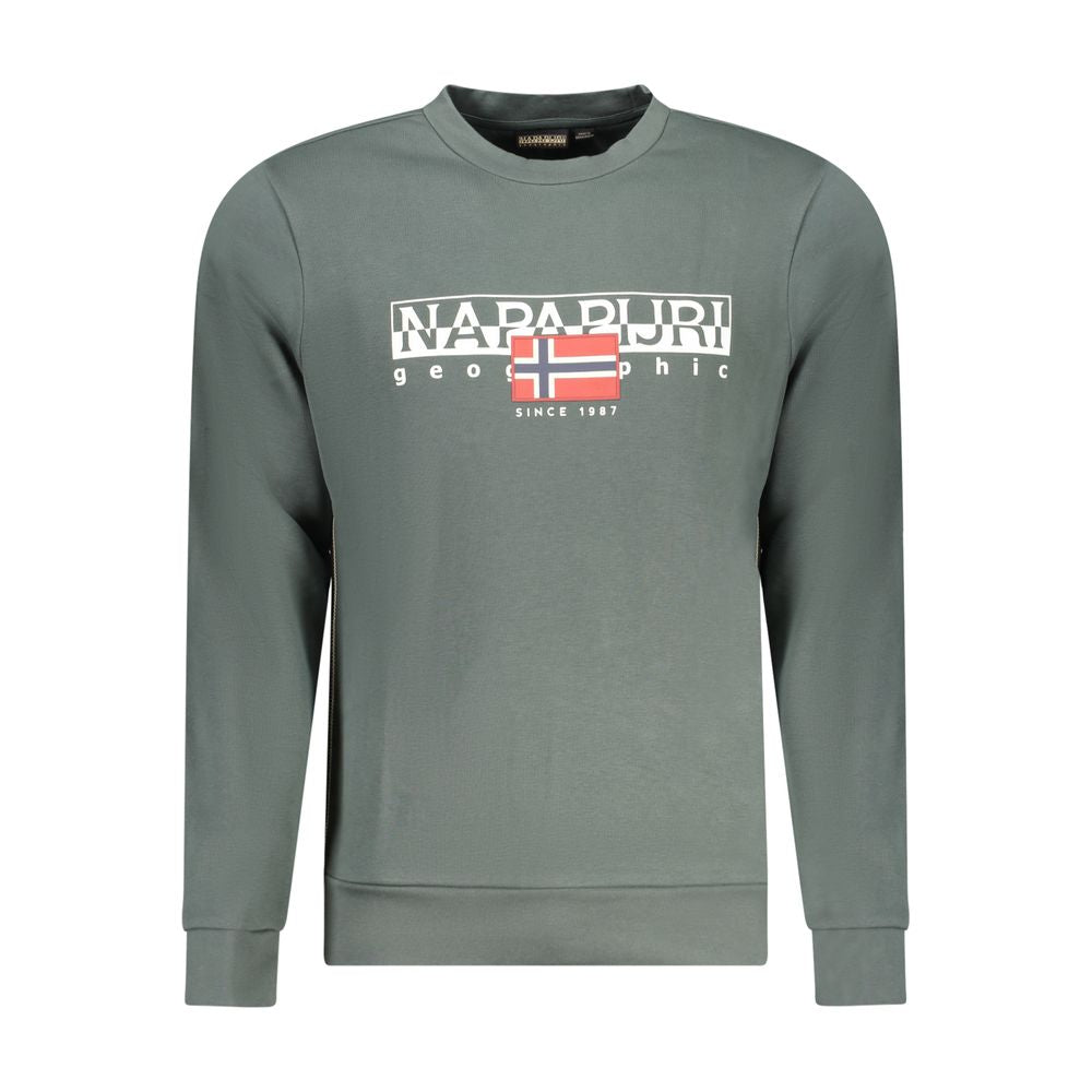 Pull en coton vert Napapijri
