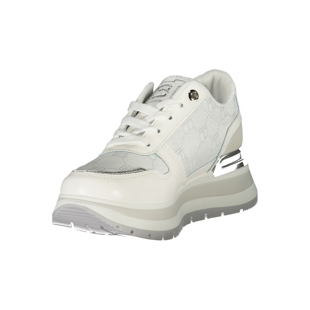 Laura Biagiotti Weiße Polyester Damen Sneaker