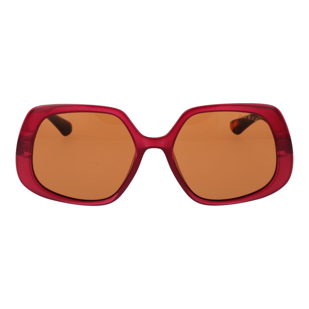 Guess Burgunderrote Damen Sonnenbrille